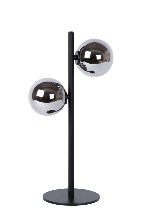 Lucide TYCHO - Lampe de table - 2xG9 - Noir - éteint